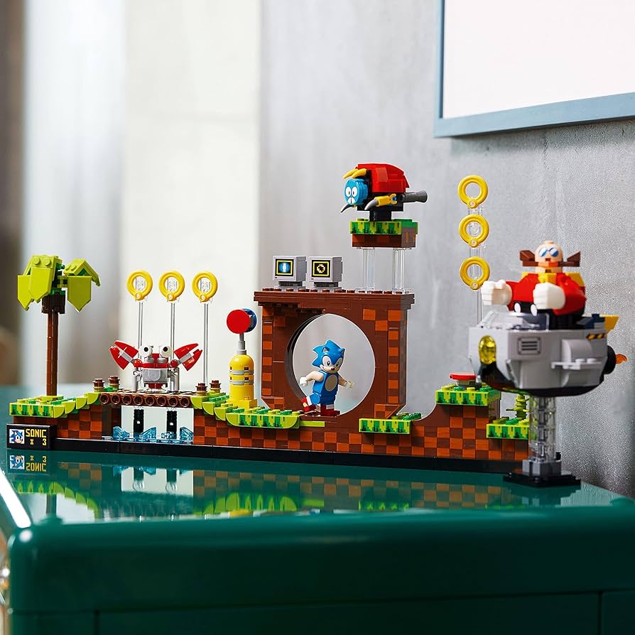 Amazon.com: Lego 21331 Sonic the Hedgehog Green Hill Zone
